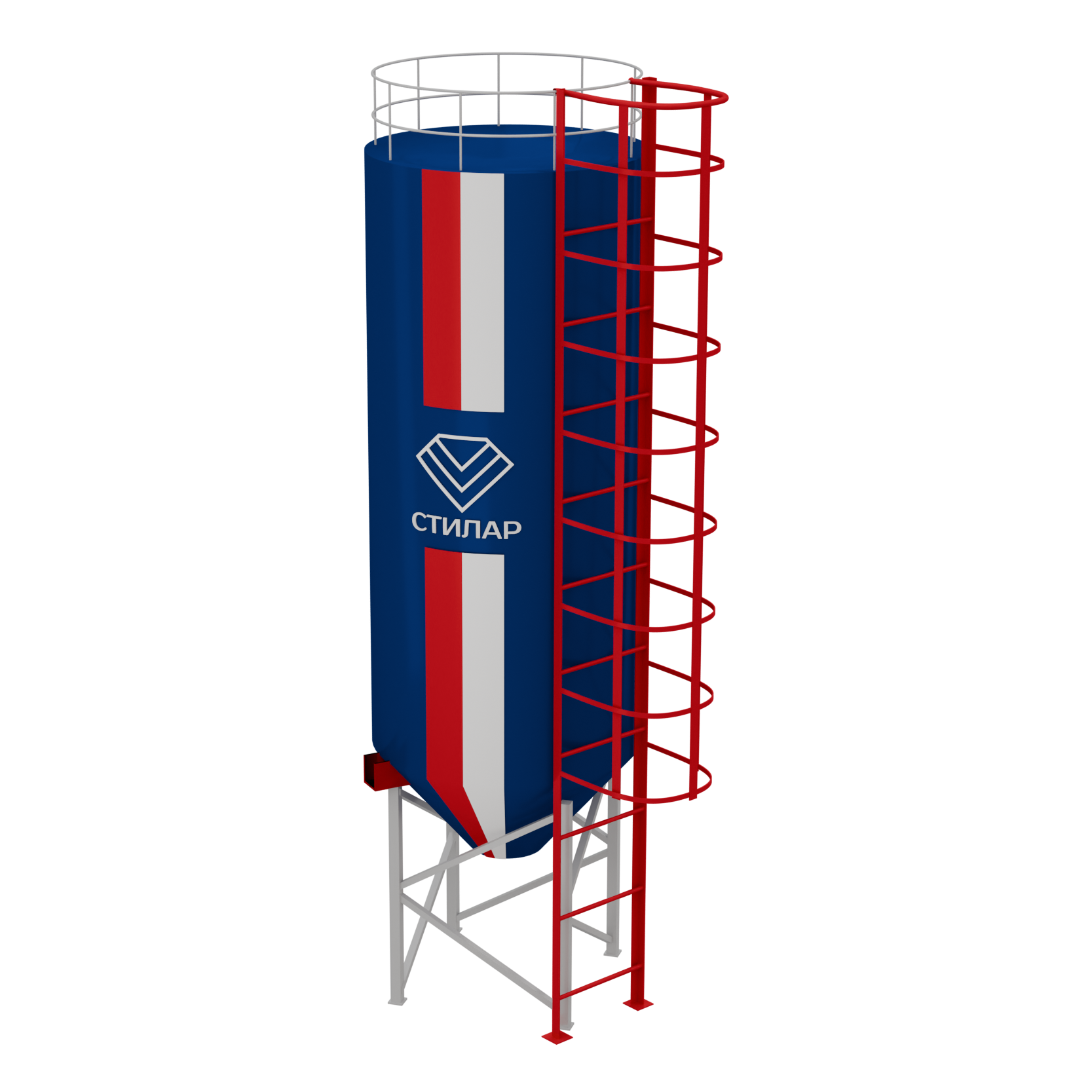 Цельносварный силос для песка 100 м³ от производителя